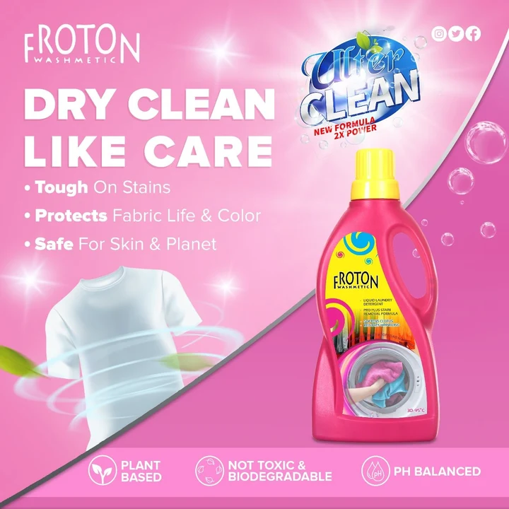 Froton liquid detergent  uploaded by Biostategi(opc) pvt ltd on 5/26/2023