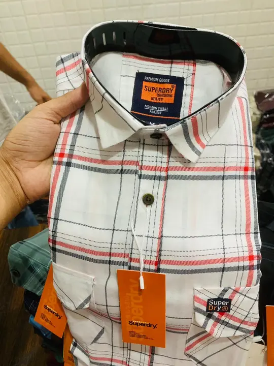 Double Pocket Check Shirts  uploaded by Jai Mata Di Garments on 5/26/2023