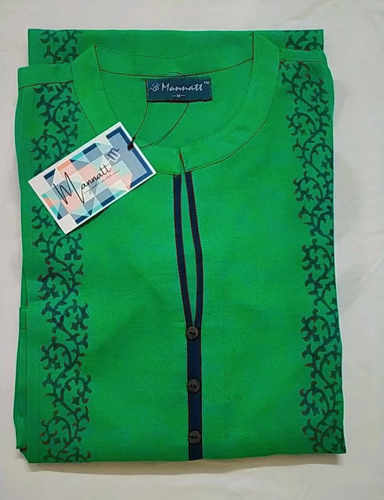 Cotton kurti full sleeve  uploaded by Mannatt creation on 5/26/2023