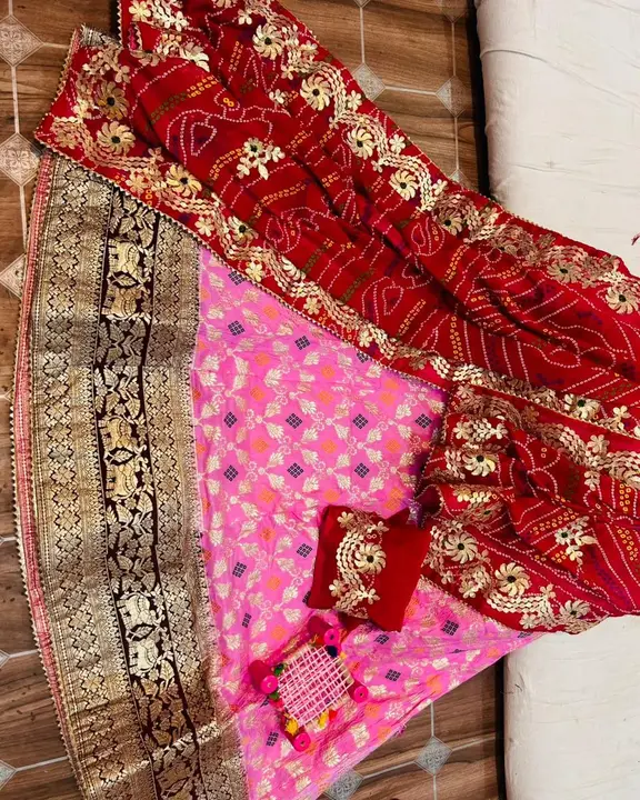 Product uploaded by Jaipuri wholesale gotta patti kurtis nd sarees on 5/26/2023