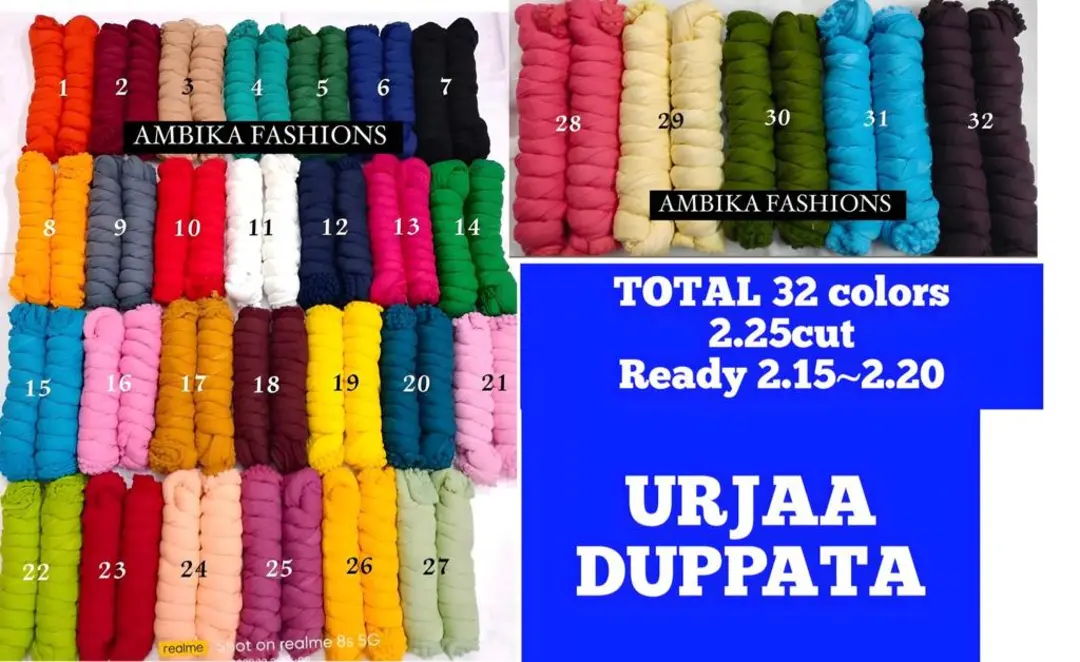 Cotton duppata 2.25m cut uploaded by Ambika on 5/26/2023