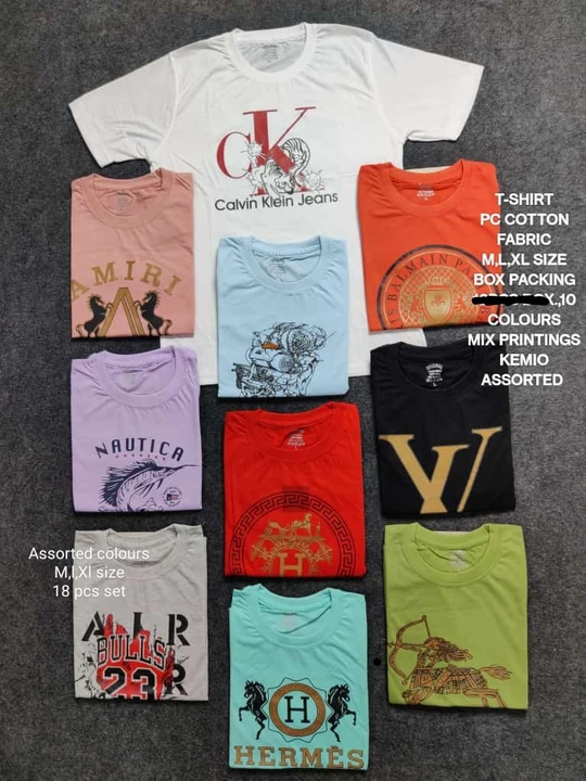 PC cotton t-shirt m,l,xl size uploaded by Kiran sehgal hosiery on 5/26/2023