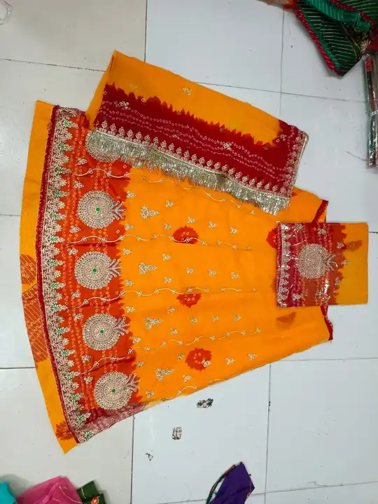 Bhandahani peela rajpooti dress uploaded by Shri gouri rajpooti center on 5/26/2023