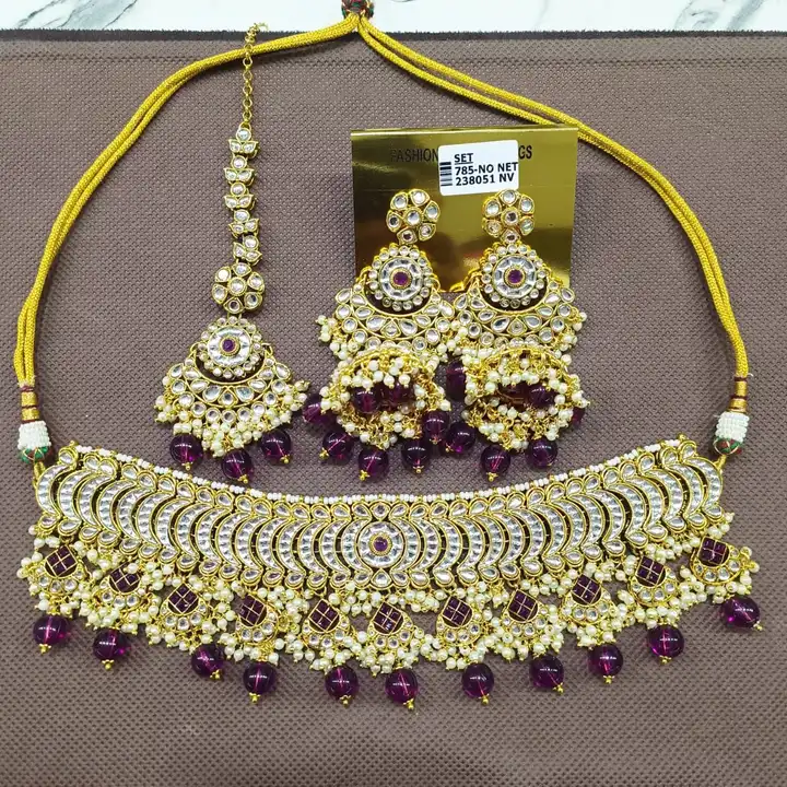 Kundan Jewellery sets uploaded by Monika Bindi House on 5/26/2023