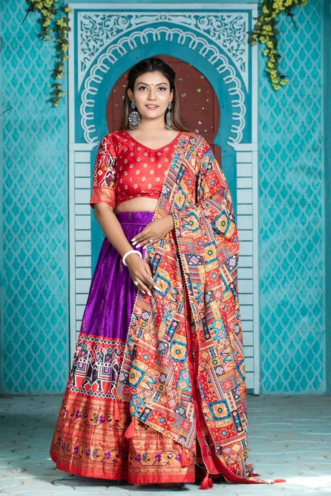 Beautiful Paithani-Patola Lehenga Choli Collection For Wedding Season  uploaded by DUDHAT Impax on 5/26/2023