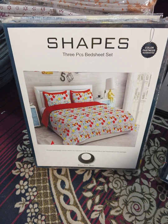 Shape Double bed sheet  uploaded by Sumit Wholesale Trader on 5/26/2023