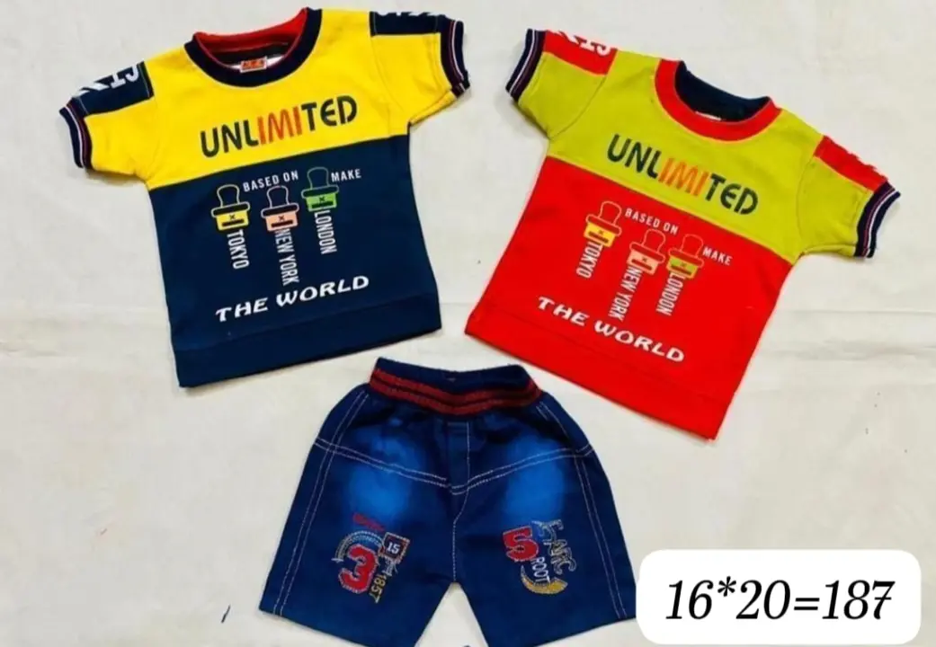 Kids tshirts set  uploaded by Recreation hub on 5/26/2023