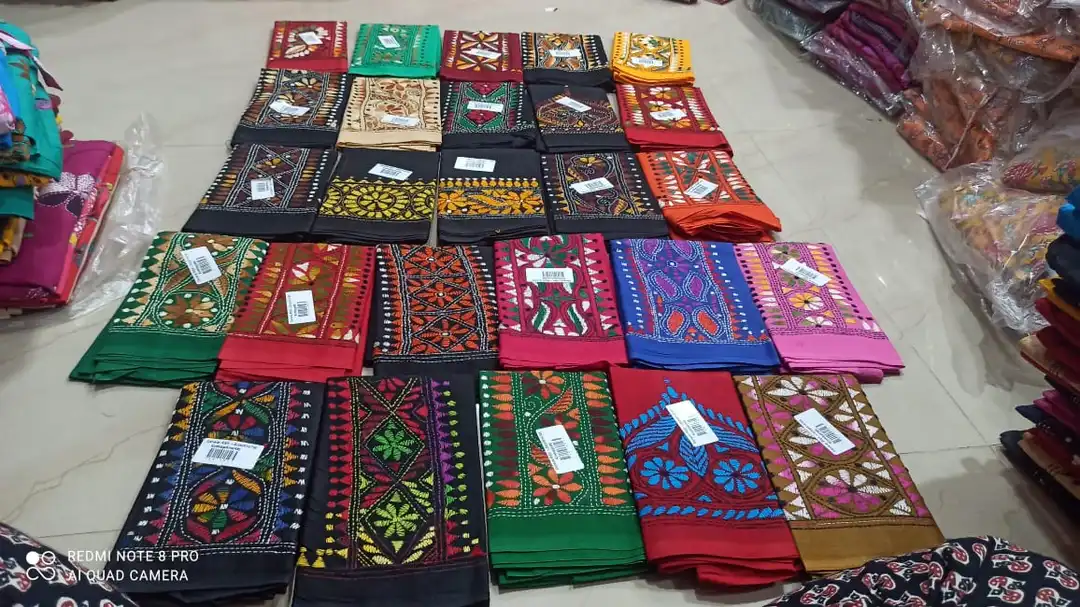 Kanthastitch blouse piece  uploaded by Maharshi handicrafts on 5/26/2023