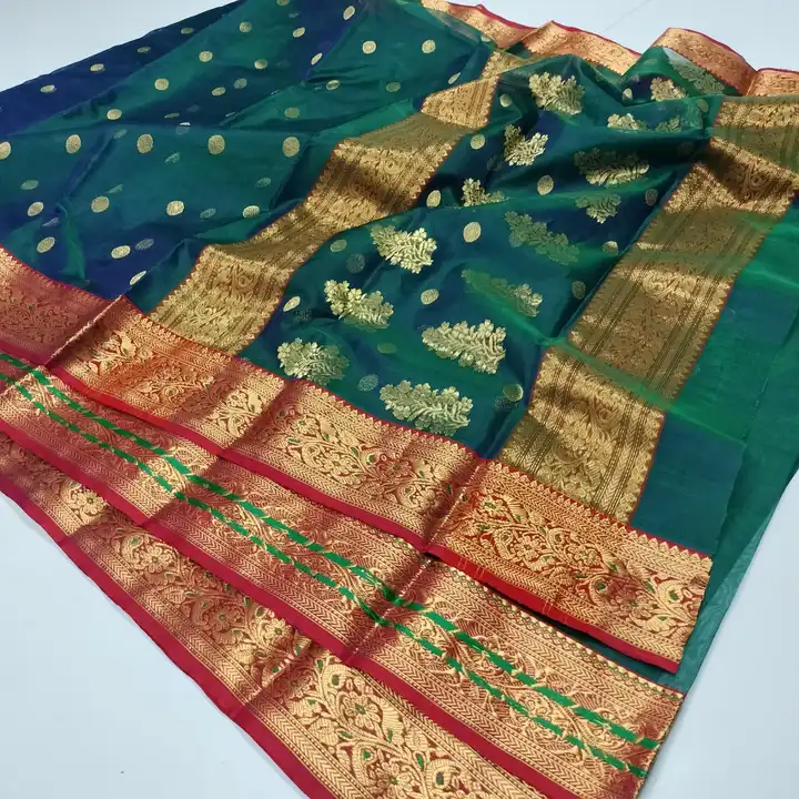 Chanderi handloom sarees uploaded by D_ansari_handloom on 5/26/2023