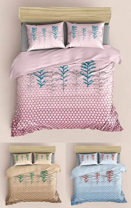 Cotton Bedsheet withCotton Bedsheet with 2 pillow  uploaded by INDIAN BEDDING COMPANY on 5/26/2023