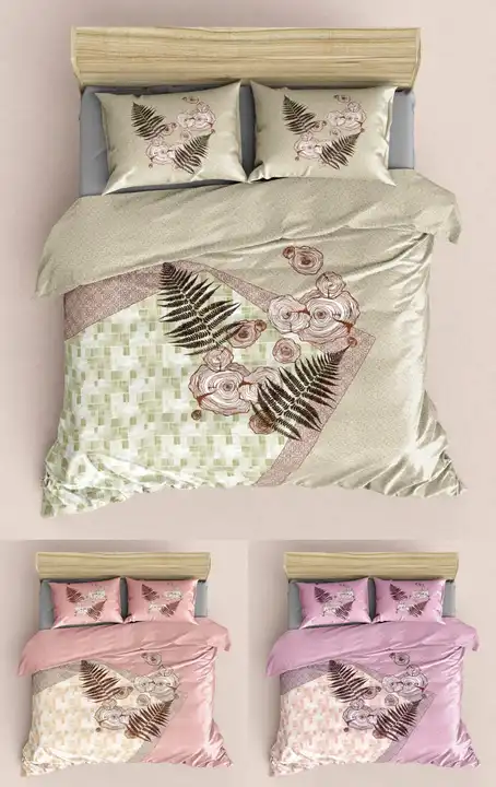Cotton Bedsheet withCotton Bedsheet with 2 pillow  uploaded by INDIAN BEDDING COMPANY on 5/3/2024