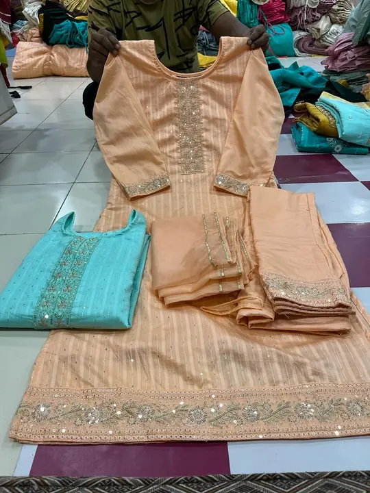 Kurti with pant and dupatta uploaded by PR TRADERS on 5/30/2024
