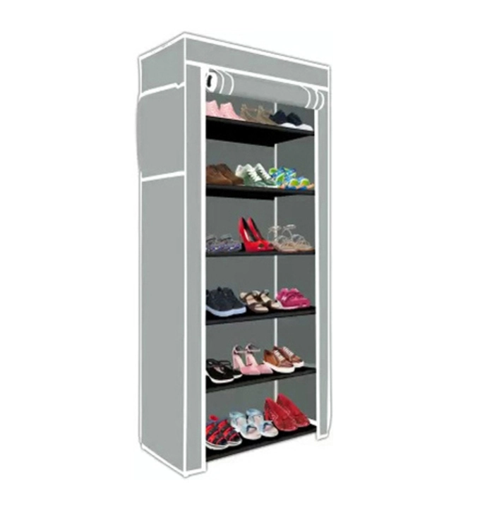 Ruby Collections PLATFORM Foldable Collapsible Shoe Rack 6 Shelves (BLUE ) Cloud Fresh Shoe Rack wit uploaded by business on 5/26/2023