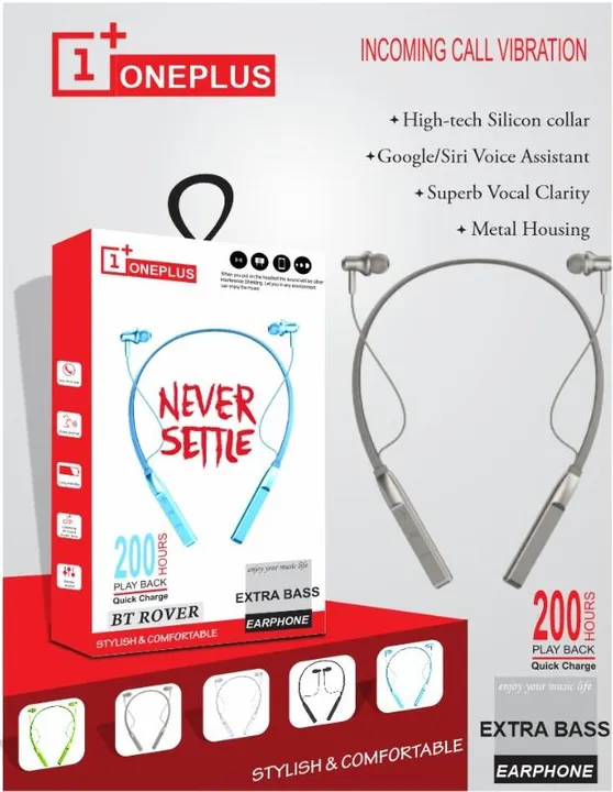 OnePlus BT ROVER NECKBAND  uploaded by Nillkanth mobile accessories on 5/31/2024