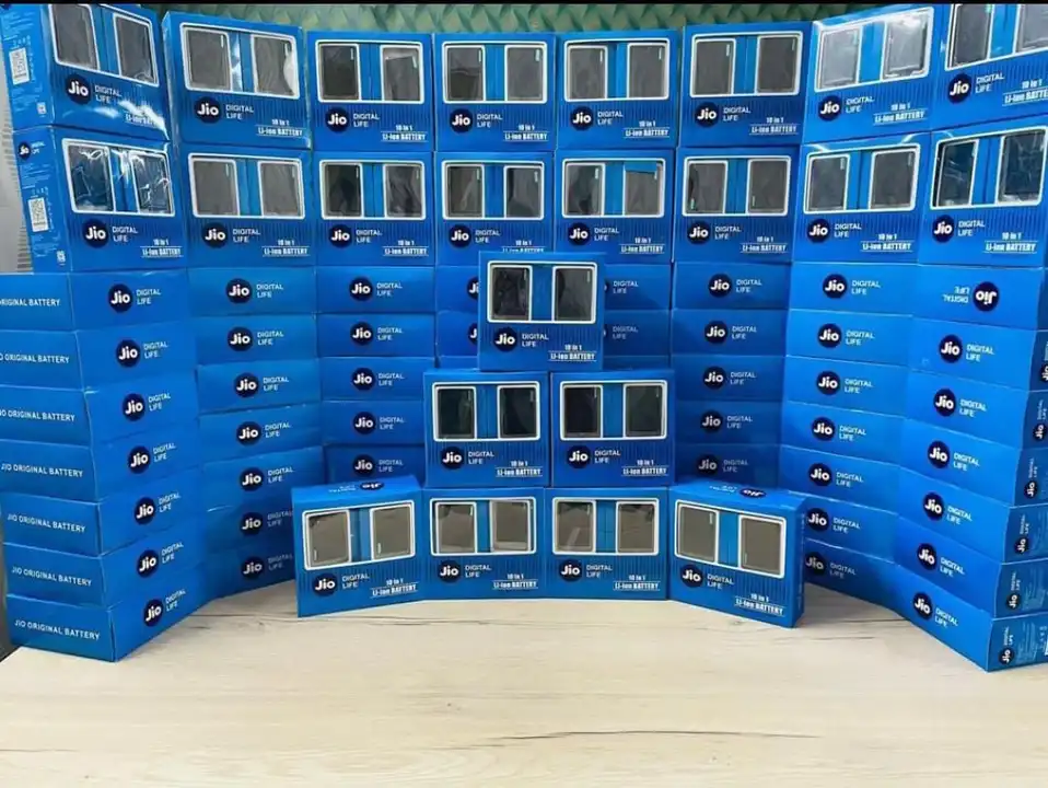 Jio mobile battery box packing with warranty  uploaded by Nillkanth mobile accessories on 5/3/2024