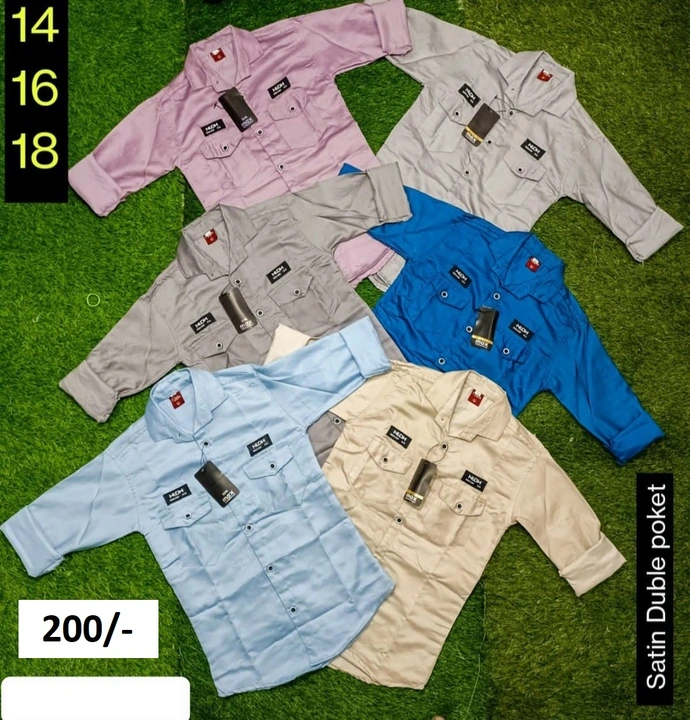 Shirt, Boys Fancy Shirts, Printed Shirt, Double Pocket Shirt uploaded by RK Fashion and Trinity House on 5/26/2023