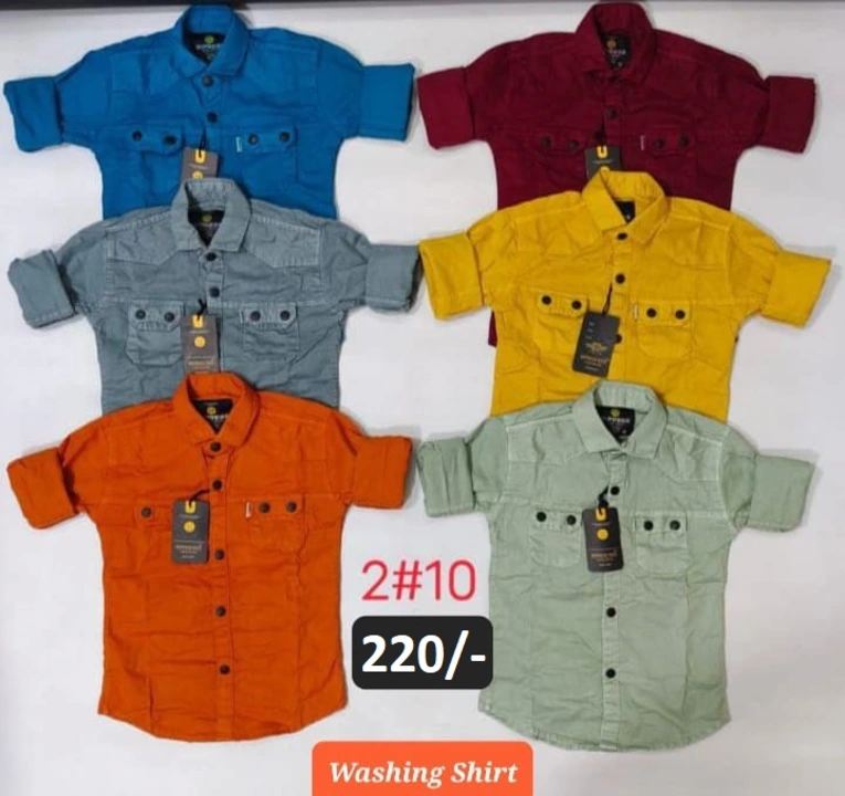 Shirt, Boys Fancy Shirts, Printed Shirt, Washing Shirt uploaded by RK Fashion  on 5/28/2024