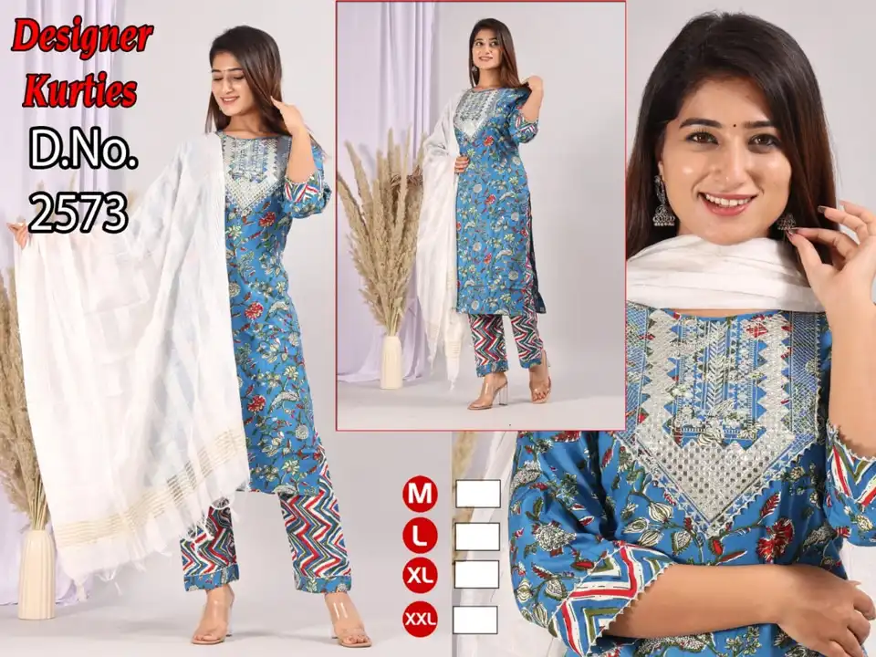 Kurti pent with duppta  uploaded by SS CREATION  on 5/26/2023