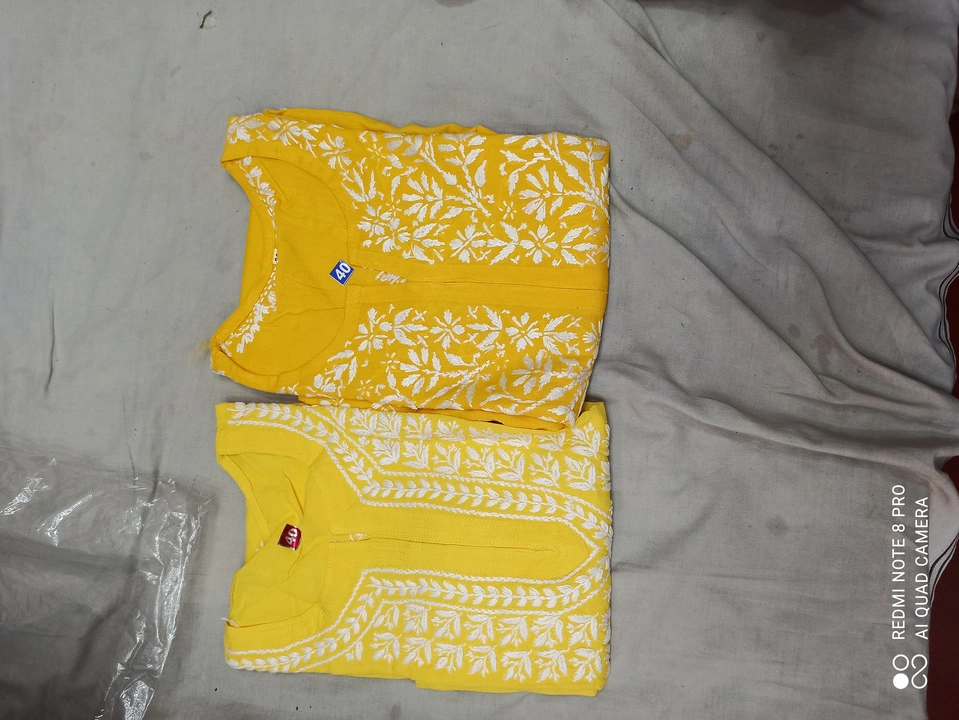 CHIKAN KURTI uploaded by LUCKNOW HANDICRAFT WORKS on 5/26/2023