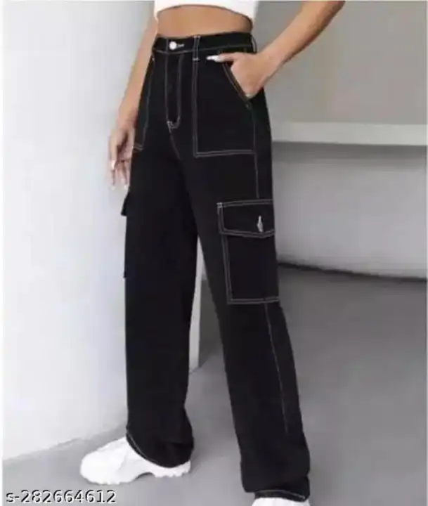 Trendy pretty Stylish 6 Pocket Jeans For Women/Girls.  uploaded by HIGH FASHION on 5/26/2023
