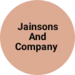 Business logo of JAINSONS and company