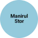 Business logo of Manirul stor