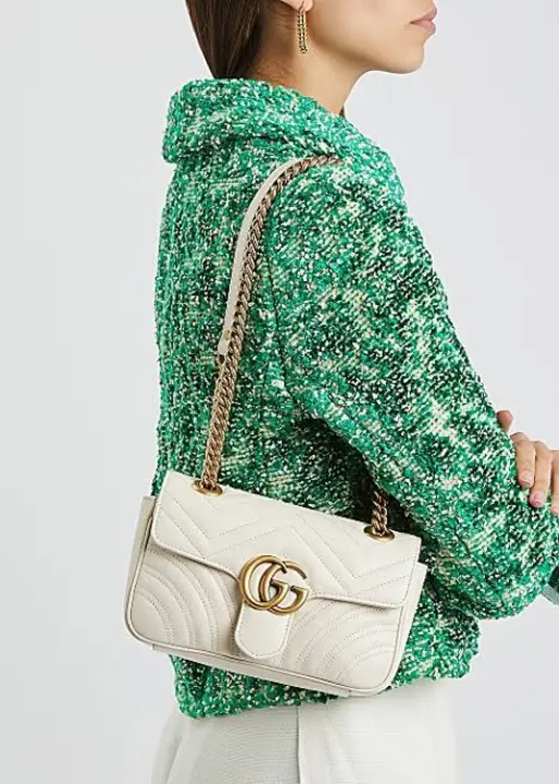 Gucci Sling Bag - Buy Gucci Marmont White Small Bag - Dilli Bazar