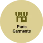 Business logo of Paris garments