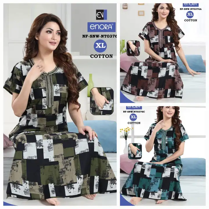 Post image I want 1-10 pieces of printed Nighty at a total order value of 500. Please send me price if you have this available.