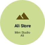 Business logo of Ali Store