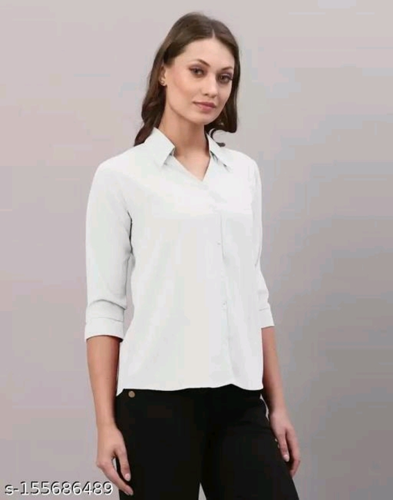 Women's formal plain shirt uploaded by IQQA AZZU FASHIONS on 5/27/2023