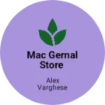 Business logo of MAC Gernal Store