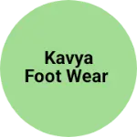 Business logo of Kavya foot wear
