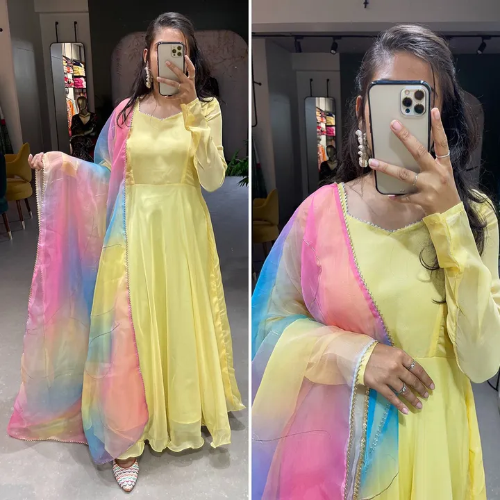 Anarkali gown  uploaded by Villa outfit on 5/27/2023