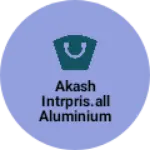 Business logo of Akash intrpris.all aluminium tower bolt.kedinet he