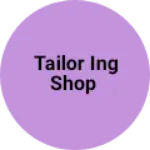 Business logo of Tailor ing shop