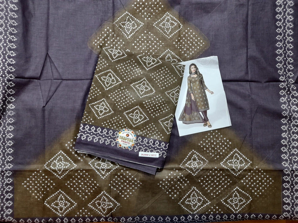 Cotton suits with dupatta set uploaded by Shiv shakti handloom bhiwani on 5/27/2023