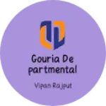 Business logo of Gouria Departmental Store
