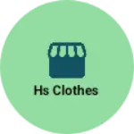 Business logo of Hs clothes