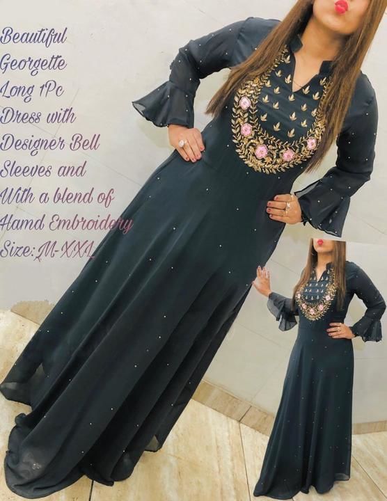 Georgettee Kurthi  uploaded by Anideal on 3/11/2021