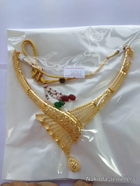 1gm gold jewellery  uploaded by RADHA IMITATION JEWELLERS on 5/27/2023