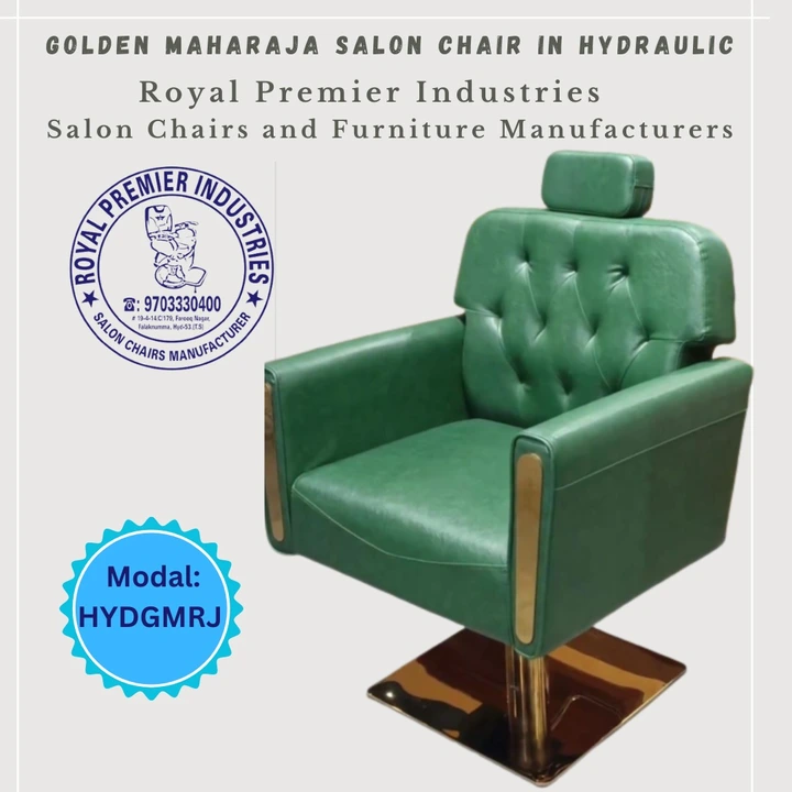 Royal Premium Industries is glad to introduce you with the Golden Maharaja Salon Chair in Hydraulic  uploaded by Royal Premier Industries on 5/27/2023