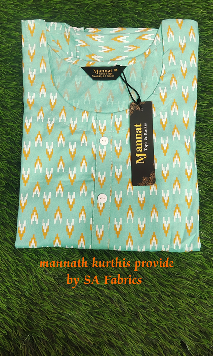 Mannath kurthis  uploaded by SA Fabrics on 5/27/2023