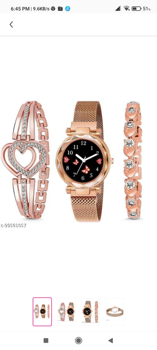 Catalog Name:*Classy Women Analog Watches* uploaded by Lovely creation on 5/27/2023