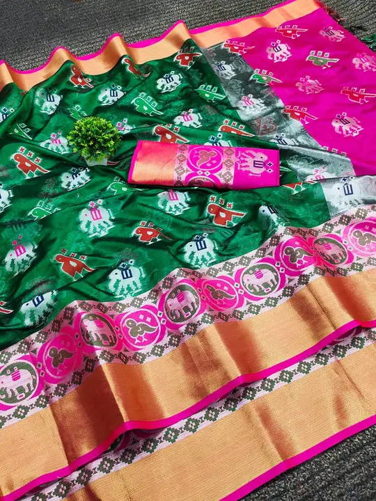 Rich pallu with allover flower buti design saree  uploaded by DHANANJAY CREATIONS on 5/27/2023