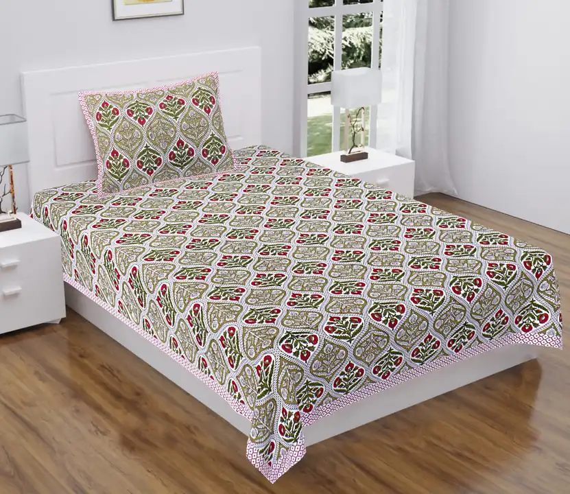 Single bed 60*90 bedsheets For orders uploaded by Dikrati traders on 5/27/2023