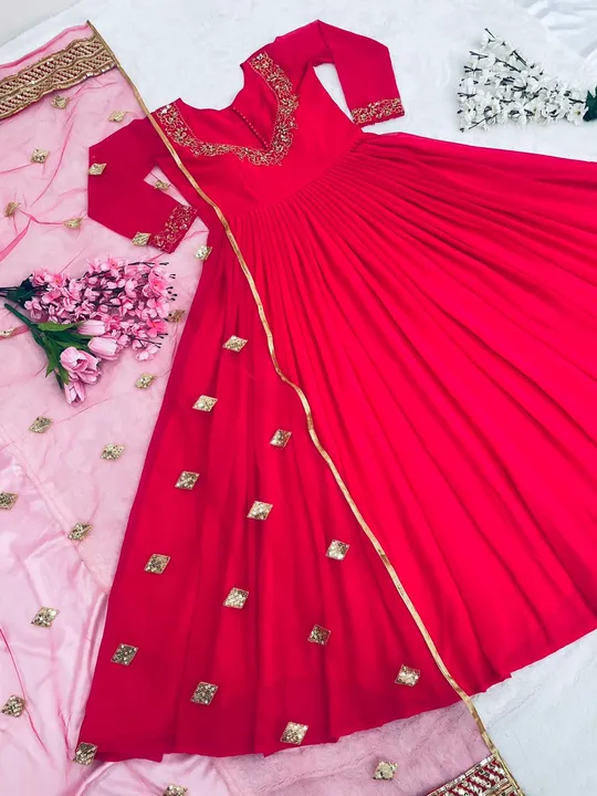 *ZSR-3011* 👌❤️

👉👗💥*Launching New Designer Party Wear Look Gown In 2 Colours *💥👗👌

🧵 *Fabric uploaded by A2z collection on 5/27/2023