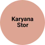 Business logo of Karyana stor