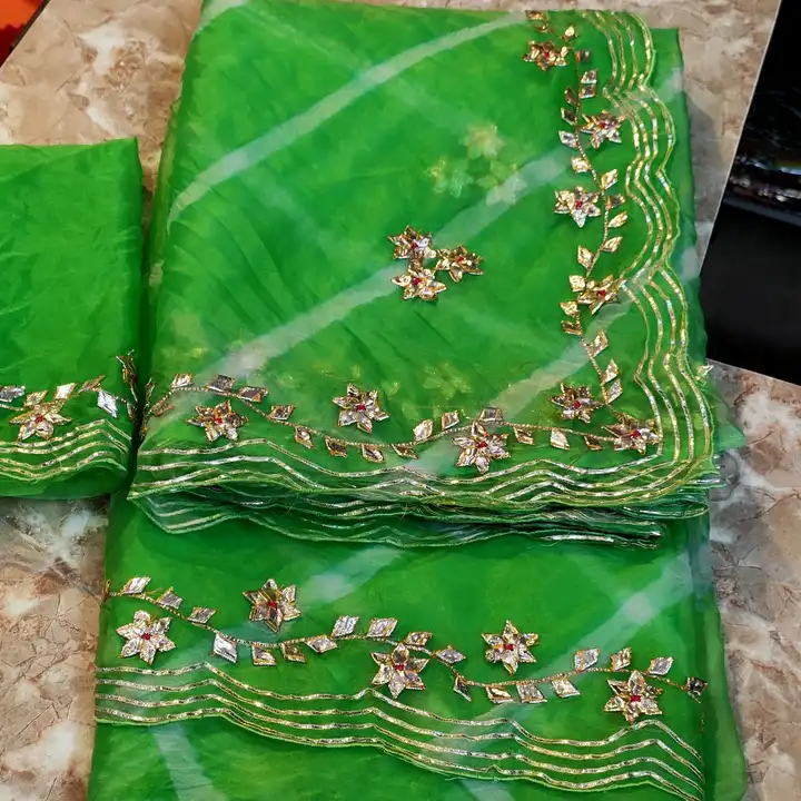 Product uploaded by Jaipuri wholesale gotta patti kurtis nd sarees on 5/27/2023