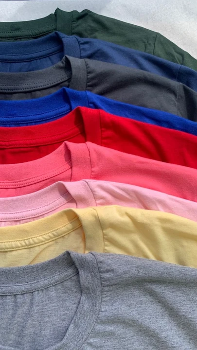 Pastel Colours Round Neck Unisex T-Shirts  uploaded by Aviah Industries Pvt Ltd on 5/27/2023